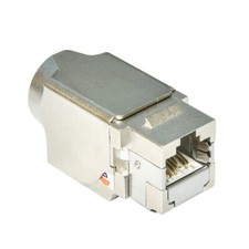 CAT6A RJ45 Networt LAN Ethernet 8P8C Shielded Keystone Jack 110 Type Punch Down picture