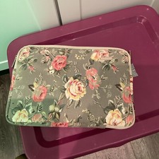 Messenger Bag Case Sleeve for 14 Inch 14.1 Inch Laptop, Chromebook Floral Design picture