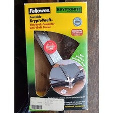 Fellowes Kryptonite Portable Krypt Vault Notebook Computer Anti Theft Device picture