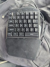 BUGHA ONE-HANDED LED GAMING KEYBOARD FOR PC 3 LED LIGHT MODES picture