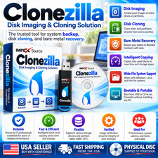 CloneZilla Hard Disk Partition Clone Backup software With USB & DVD GPL License picture