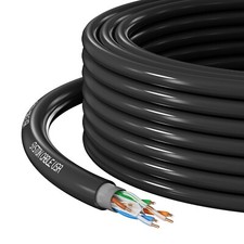 Syston Direct Burial Cat 6A+ Ethernet Cable Bulk OSP 750 MHz 23 AWG 100ft/250ft picture
