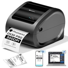 Phomemo Ethernet Thermal Label Printer 4x6, Bluetooth Shipping Label Printer for picture
