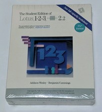 Student Edition Lotus 1-2-3 Release 2.2 Manual/ 3.5