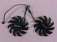 Pair Fans Cooler Fan For GIGABYTE GTX 960 R9 380 380X 390 390X PLA09215S12H 87mm picture