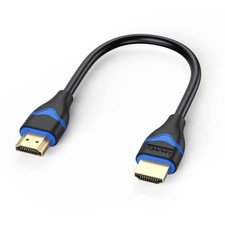4K Short HDMI Cable 6 Inch, HDMI Cord 0.5FT High Speed HDMI to HDMI Cable 2.0(4K picture