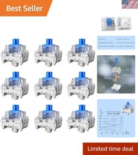 Zhouwang 108PCS Blue Switches,3 Pin Replacement Dustproof Mechanical Keyboard... picture
