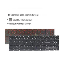 Teclado Español For MSI MS-16UK MS-179B MS-179E MS-179F MS-17E5 MS-17E7 Backlit picture