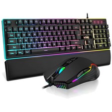 Mechanical Feel Keyboard Mouse Wrist Rest Set picture