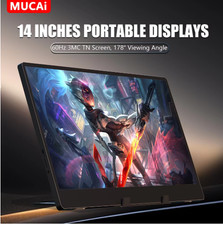 MUCAI N140-S36 14 Inch Portable Monitor 1366x768 TN 60Hz USB Display picture
