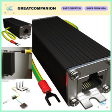 Ethernet Surge Protector - 2.5Gbps PoE++ GDT & TVS, Protects All 4 Pairs picture