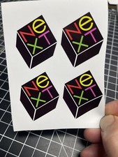 Next Computer Logos vinyl decals qty 4 picture