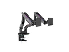 MPG MT201DR V2 - Premium RGB Dual Monitor Stand Arms, 17-35