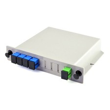 1x4 Telecom PLC Plug-in Splitter Planar Waveguide Fiber Optical Branching Device picture