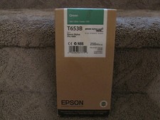 Epson T653B Green Ink Cartridge Genuine OEM # Pro 4900 picture