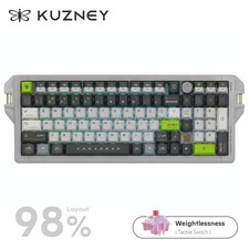 KEYSME AIM04 Mechanical Keyboard 3-Mode Bluetooth Aluminum Case Keypad picture