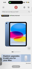 Apple iPad Tablet - Blue & Silver Color picture
