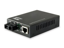 LevelOne GVT-2002 RJ45 To SC Gigabit Media Converter, Single-Mode Fiber, 20 ~E~ picture