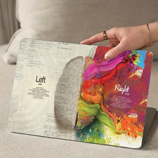 2pcs Brain Pattern PVC Laptop Case Specially Designed Wear-resistant  picture