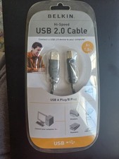 Belkin High Speed USB 2.0 Printer Cable 6 Feet NIB picture
