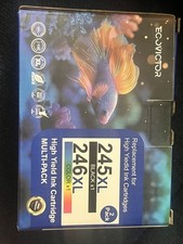 ECOVICTOR 245XL 246XL Compatible Inkjet Cartridges for HP Black/Tri-Color 2pk picture