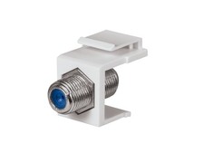 Monoprice Keystone Jack w/ 3.0 GHZ F-Connector, Ultra White, UL picture