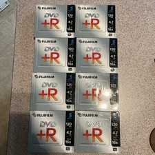 8 Fujifilm 5 pack DVD+R  120min 4.7GB 16x Recordable Double Layer Disc NEW picture