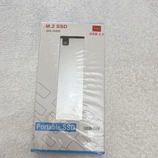 SHL-R320 Portable External SSD 500GB M.2 Silver USB 3.1 Type-C picture