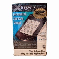 X-keys Desktop USB 20 Keys Personalized Shortcuts Keypad New Open Box picture