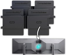 Set of 2 Magnetic Connection for Monitors, For Computer & Gaming Equipment picture
