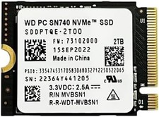 WD SN740 2TB M.2 2230 SSD NVMe PCIe4x4 For Microsoft Surface Pro 9 Steam Deck picture