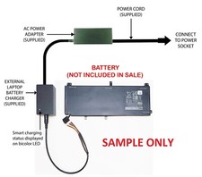 External (Standalone) Laptop Battery Charger for DELL internal Batteries DE05 picture