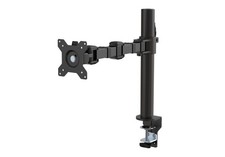Amazon Basics Single Computer Monitor Stand with Cable 30 inches, Black picture