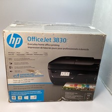 HP OfficeJet 3830 All-in-One Wireless Printer K7V40A Print Scan Copy Fax - New picture