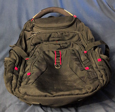 KROSER 17in Laptop Backpack Polyester Black/Gray Padded RFID Built-In USB Port picture