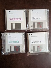 NOS Vintage 1992 Mac System 7.1P1 Apple Software 3.5” Floppy Disks  picture