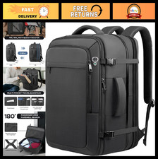 Extra Large 40L-50L Carry-On Backpack for 1-10 Day Trips, TSA Approved, Water Re picture