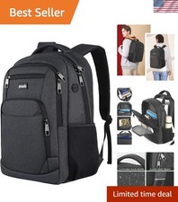Ergonomic Multi-Compartment Backpack for School & Travel - USB Charging Built-in picture