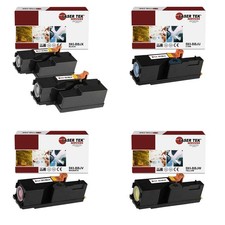 5Pk LTS E525 B C M Y Compatible for Dell Multi-Function E525w Toner Cartridge picture