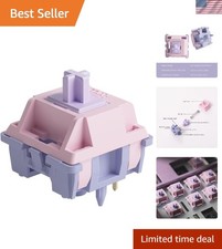 Pre-Lubed 50gf Silent Keyboard Switches - 45pcs, Perfect for Quiet Environments picture
