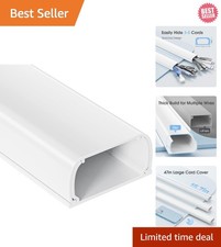 47in Self-Adhesive Cable Management Kit: Stylish & Secure Wire Concealment picture