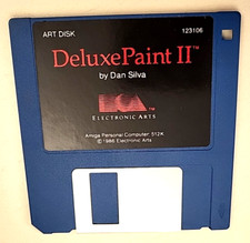 Commodore Amiga, DeluxePaint II, FLOPPY DISK, UNTESTED picture