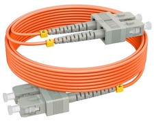 RamboCables 20m 66ft SC SC OM2 Fiber Patch Cables MMF Multi 50/125μm 1G/10G LSZH picture