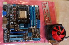 ASUS M4A785-M AMD Socket AM3 Motherboard, +CPU, +4GB RAM, +Cooler picture