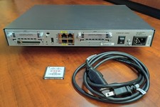 Cisco 1841 v07 Router, 262MB DRAM, 64MB CF, 2 FE, Power Cord, Cisco 1800 Series picture