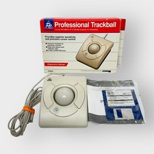 Professional Trackball Serial Mouse Vintage Track Pad Ball PC Accessories In Box picture