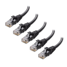 Cable Matters 10Gbps 5-Pack Snagless Short Cat 6 Ethernet Cable - 3Ft, Cat 6 Cab picture