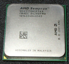 AMD SEMPRON 3100+  1.8 GHZ  PROCESSOR, SDA3100AIP3AX,  SOCKET 754, US SELLER picture