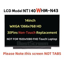 NT140WHM-N43 V8.0 30 Pins Screen Replacement LCD LED Display Non-Touch 14.0inch picture