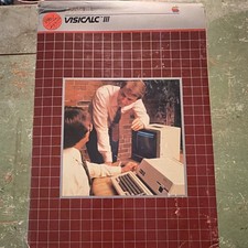 Vintage Apple III VisiCalc III User Manual & Reference Card UNTESTED picture